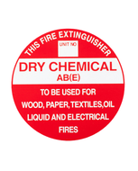 Fire Extinguisher Sign ABE Plastic
