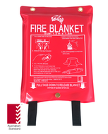 Fire Blanket 1.2m x 1.8m, FREE location sign