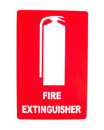 Fire Extinguisher Sign Self Adhesive Small