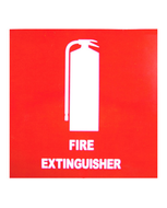 Fire Extinguisher Vehicle Sticker
