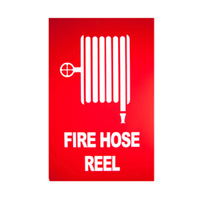 Fire Hose Reel Cover, FREE location sign