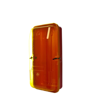 Load image into Gallery viewer, Fire Extinguisher Cabinet 4.5Kg Plastic-Yellow Transparent Front Cover, FREE location sign + ID sign