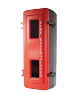 Fire Extinguisher Cabinet 9.0kg Large Plastic, FREE location + ID sign